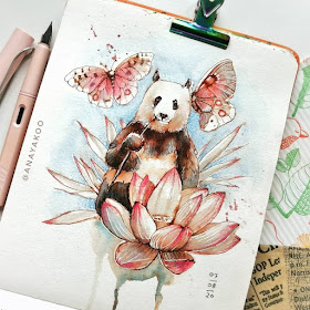 08-Zen-Panda-and-butterflies-Anya-Yakovleva-www-designstack-co