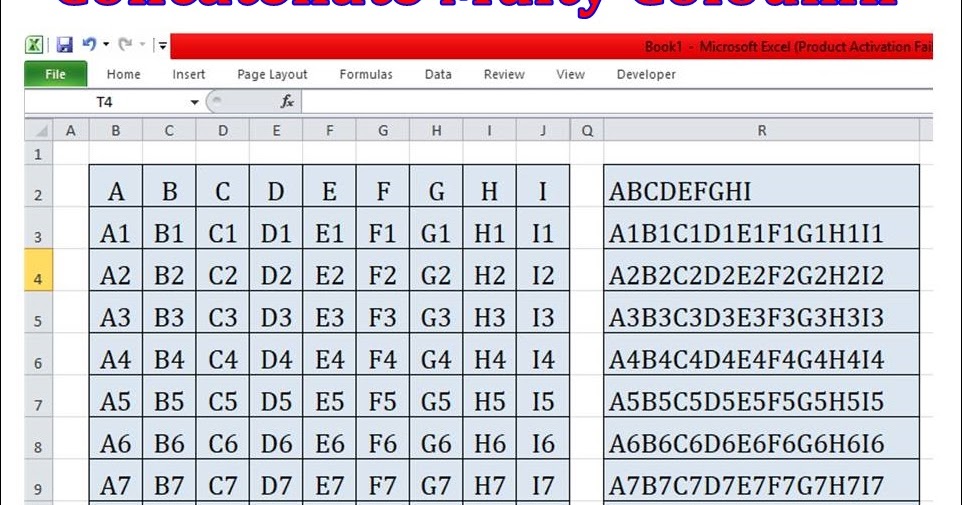 BELAJAR VBA EXCEL Concatenate Multy Coloumn vba excel