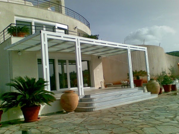 Aluminum pergolas