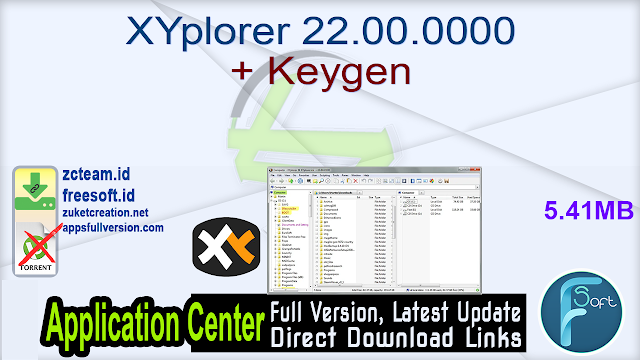 XYplorer 22.00.0000 + Keygen_ ZcTeam.id