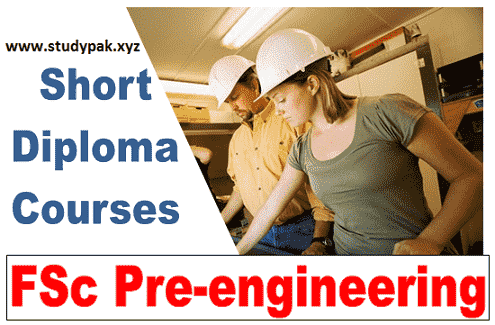 Diploma short courses after fsc pre engineering in Pakistan