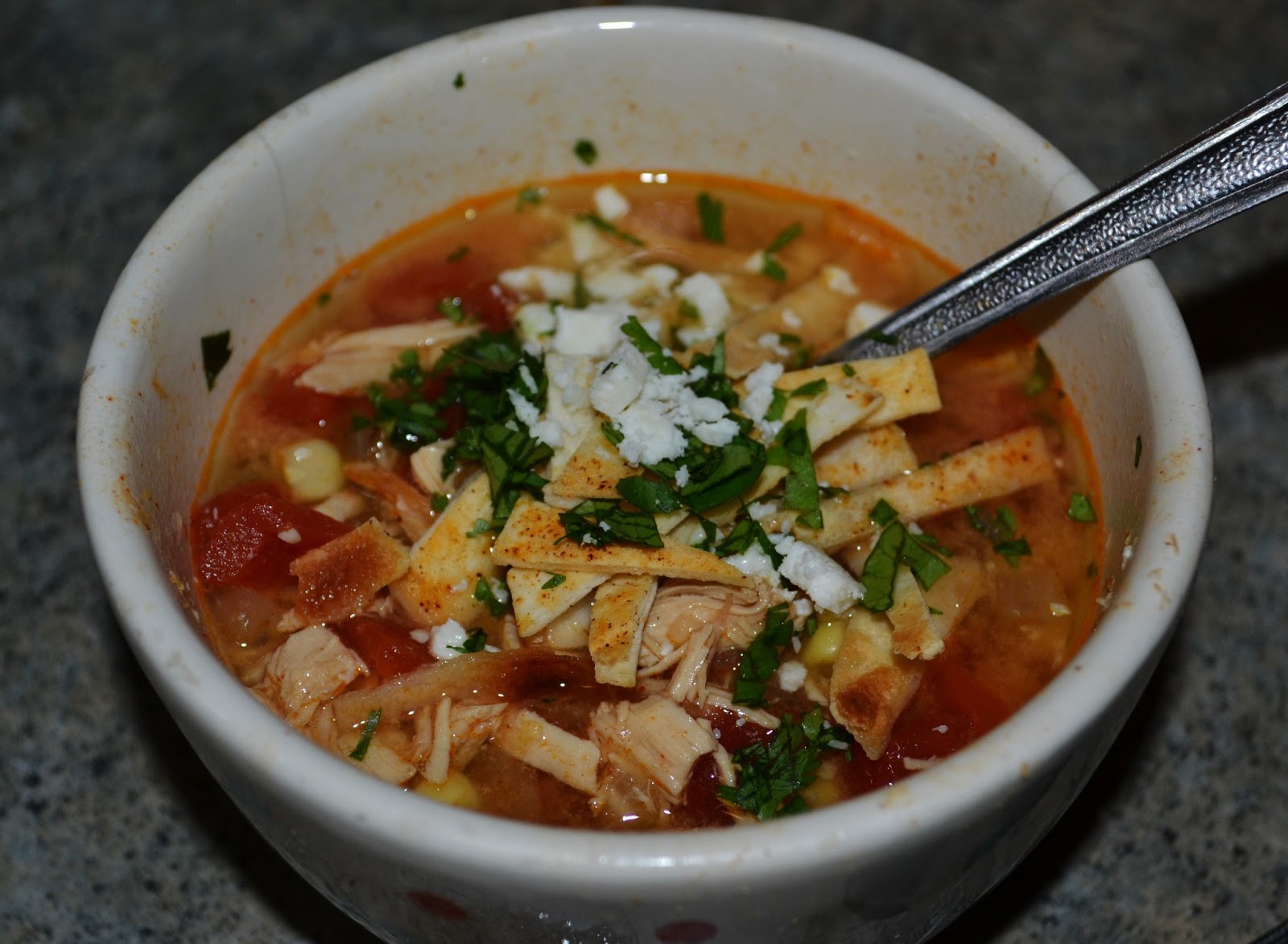 Slow Cooker Chicken Tortilla Soup