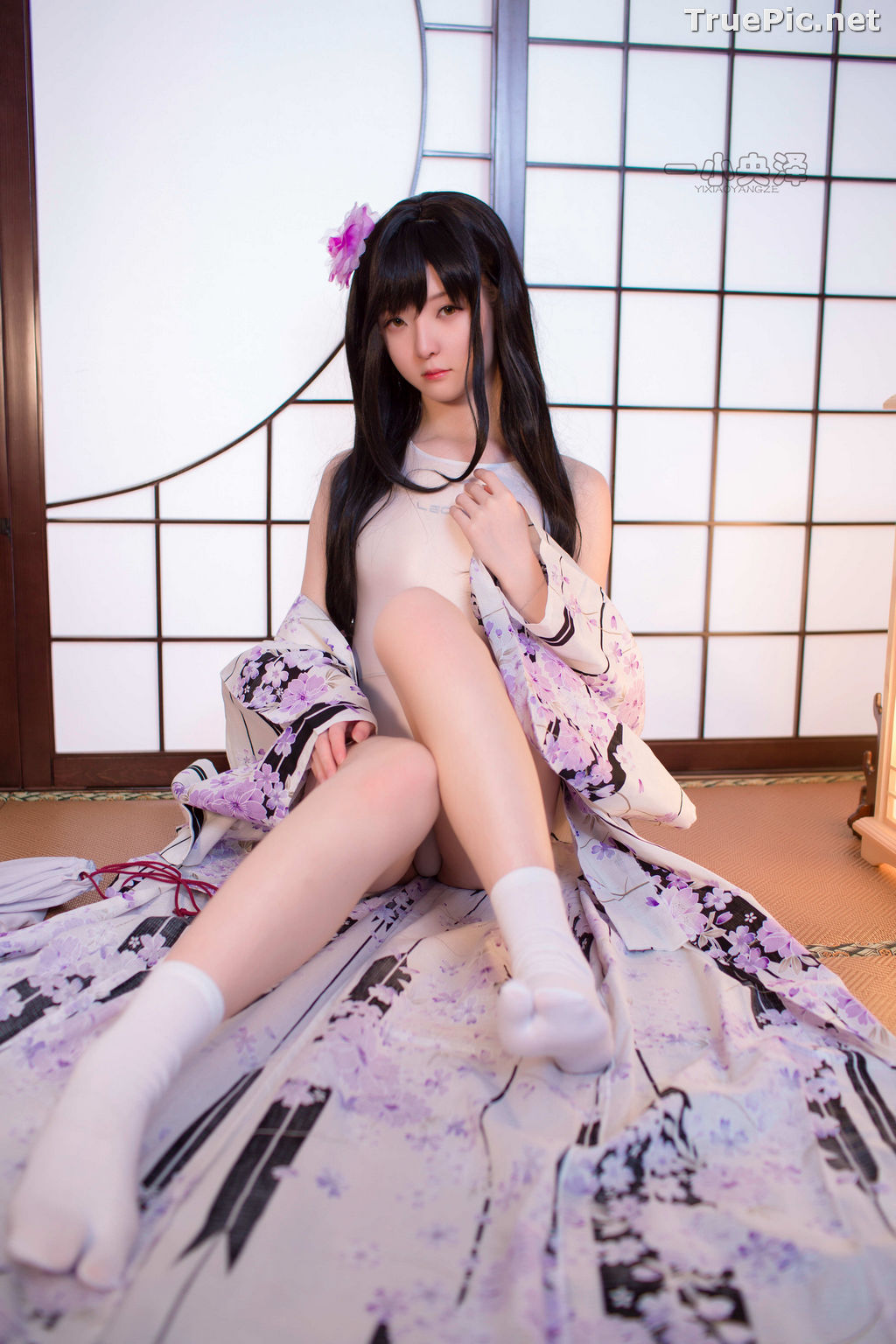 Image Coser@一小央泽 (yixiaoyangze) - Chinese Cute Model - Sexy Kendo Girl - TruePic.net - Picture-14