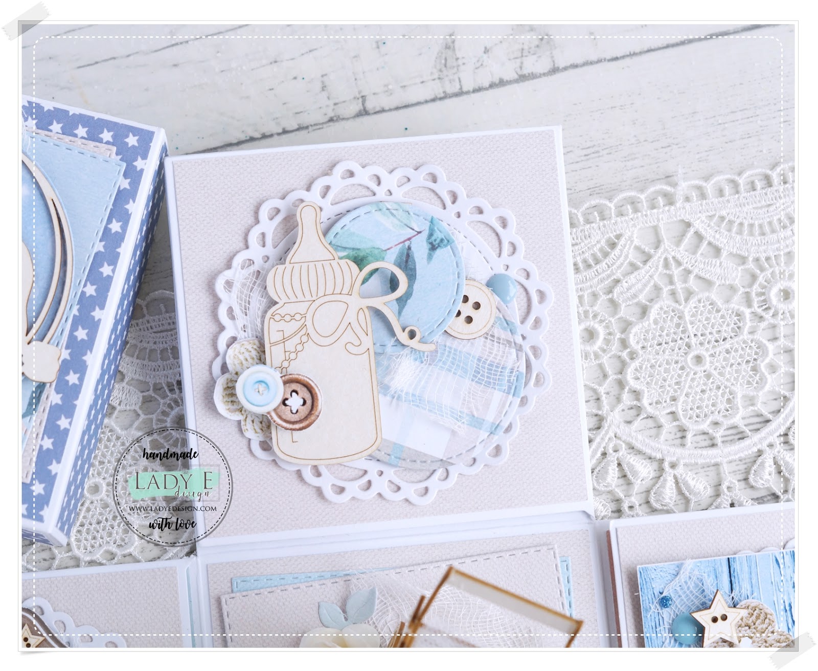 14 Craft Bar: May kit - Baby Boy Exploding Box