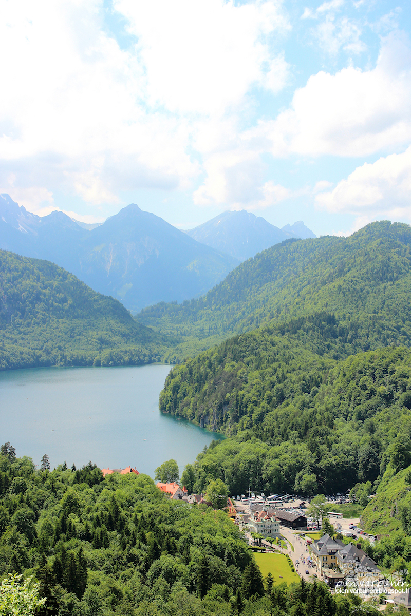 interrail-saksa-füssen-neuschwanstein-linna