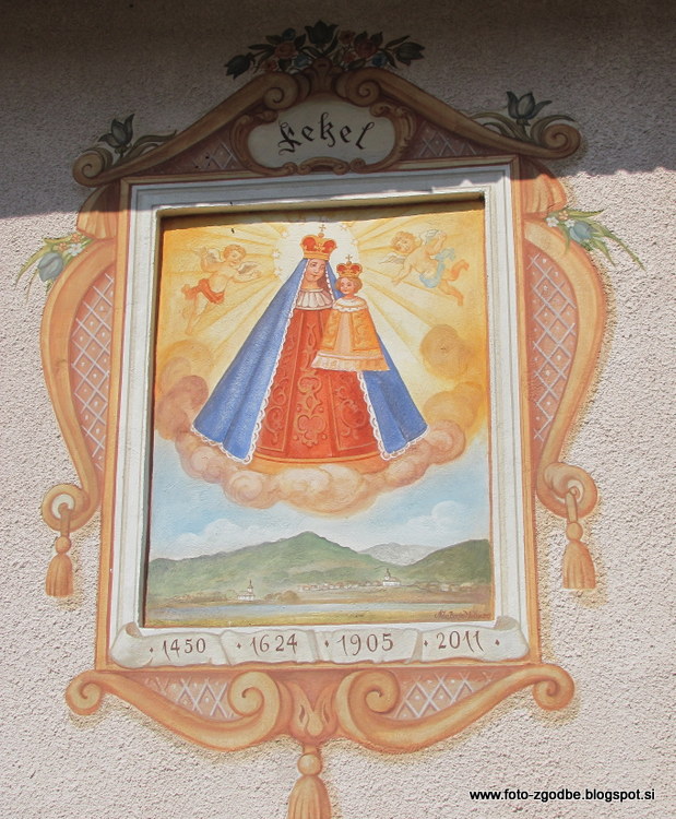 Rateče - freska Slovenija, Gorenjska