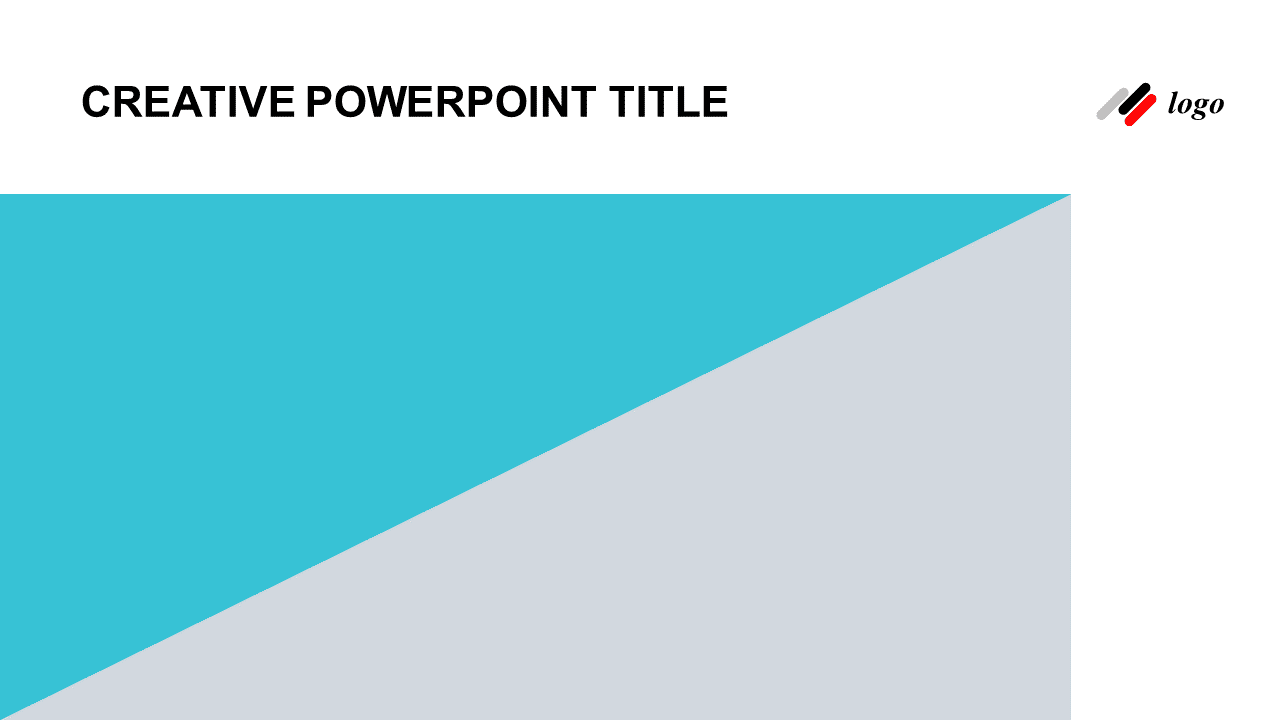 Simple Diagonal Quadrangle PowerPoint Templates PowerPoint Free