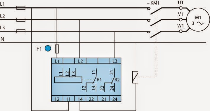 شرح جهاز phase sequenceأو relais de phase