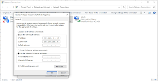cara setting ip static pada pc windows 10