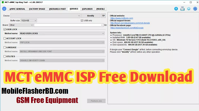 Download MCT eMMC ISP King Beta Unlock Tool Latest Update Free For All Without Password