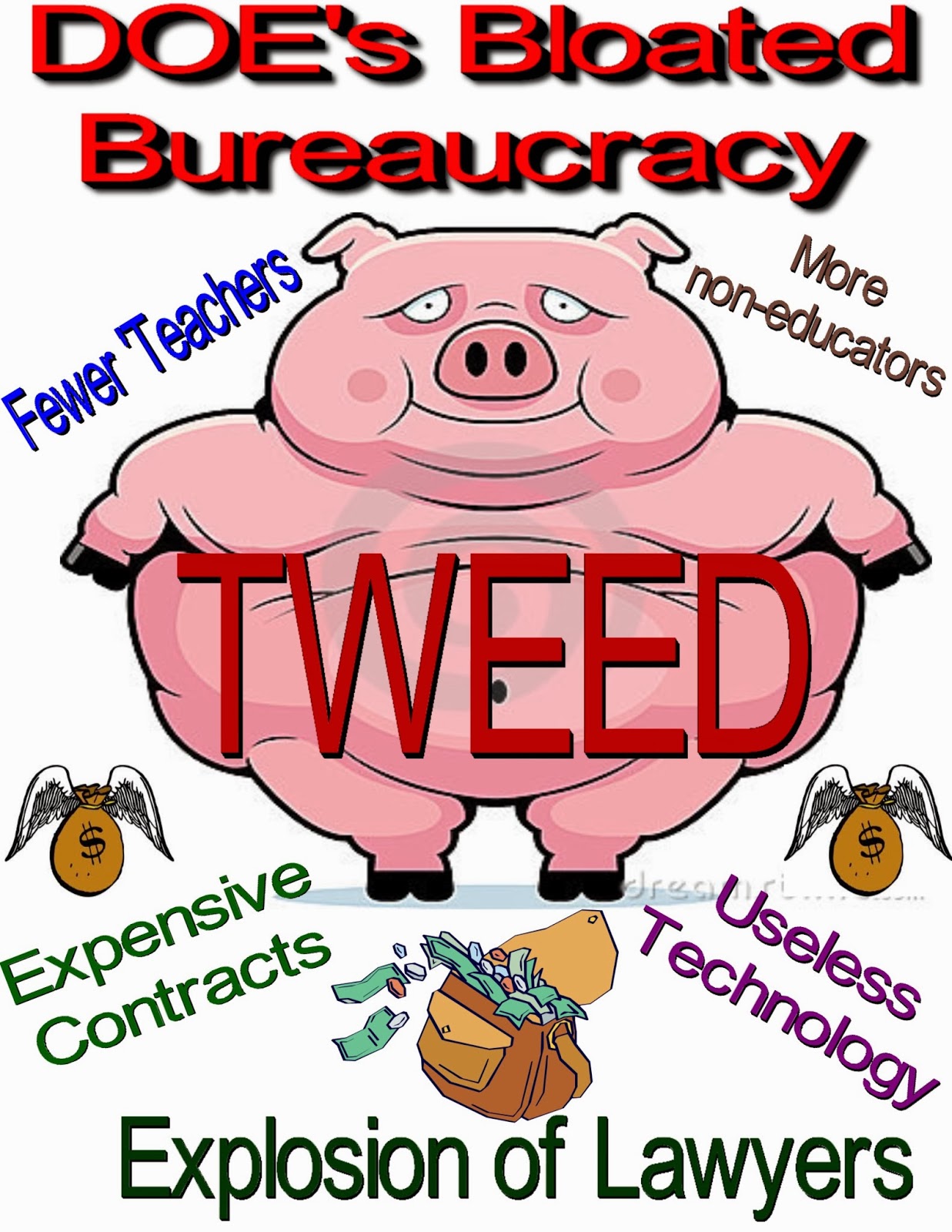 Chaz's School Daze DOE's Bloated Bureaucracy Keeps On Growing While