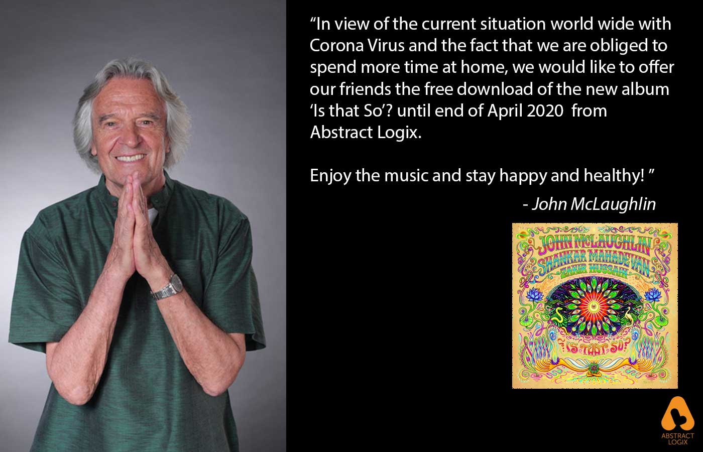 John McLaughlin: a tribute to musicians around the world