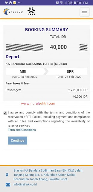 cara tips beli tiket kereta api bandara soekarno hatta online via website railink smartphone nurul sufitri travel lifestyle blogger review