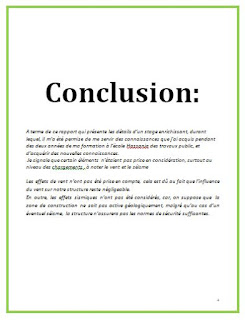 8 exemples d'introduction, remerciement et conclusion de PFE, rapport