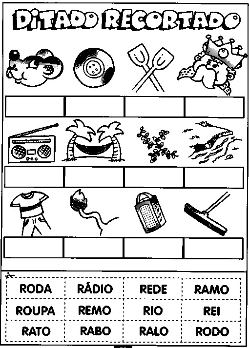 Tempo de Educar: Atividades para trabalhar a letra R e silabas RA RE RI ...