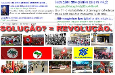 Crise Portugal; MST; Movimento Sem Terra; George Soros; Eric Cantona; Bancos; Brasil; Crise; Euro; Investir; Solução; Revolução