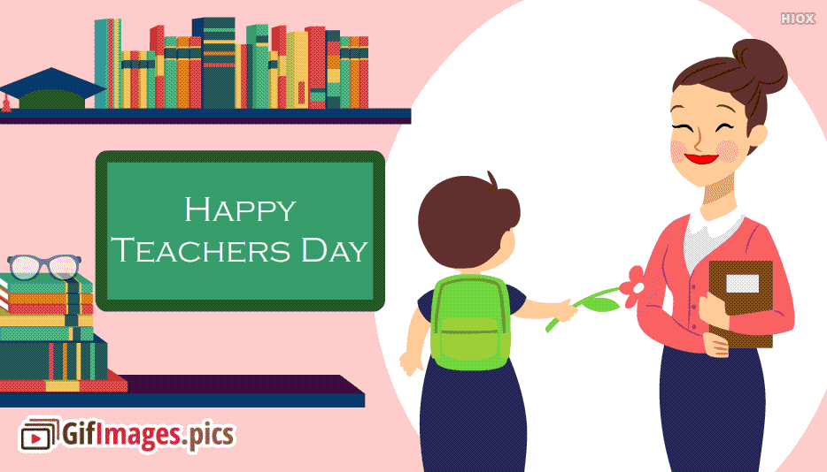 Best wishing(Greeting) Happy teacher's day 2020 HD Gif