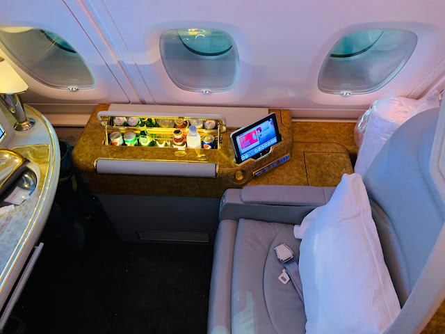 Review: Emirates EK231 First Class A380 Dubai (DXB) to Washington DC (IAD)