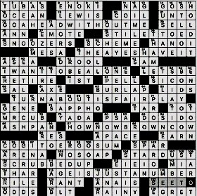 Nyt crossword puzzle