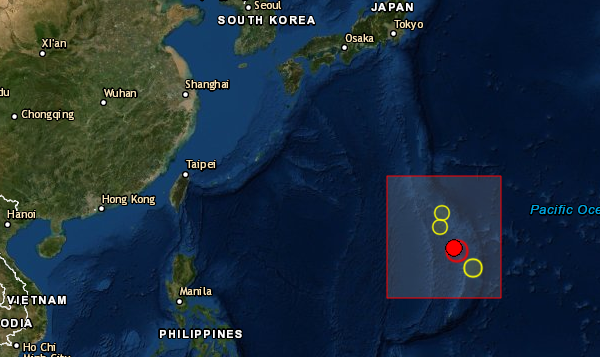 Earthquake Prediction 6.4R in Maug Islands Reg. Near Mariana Islands
