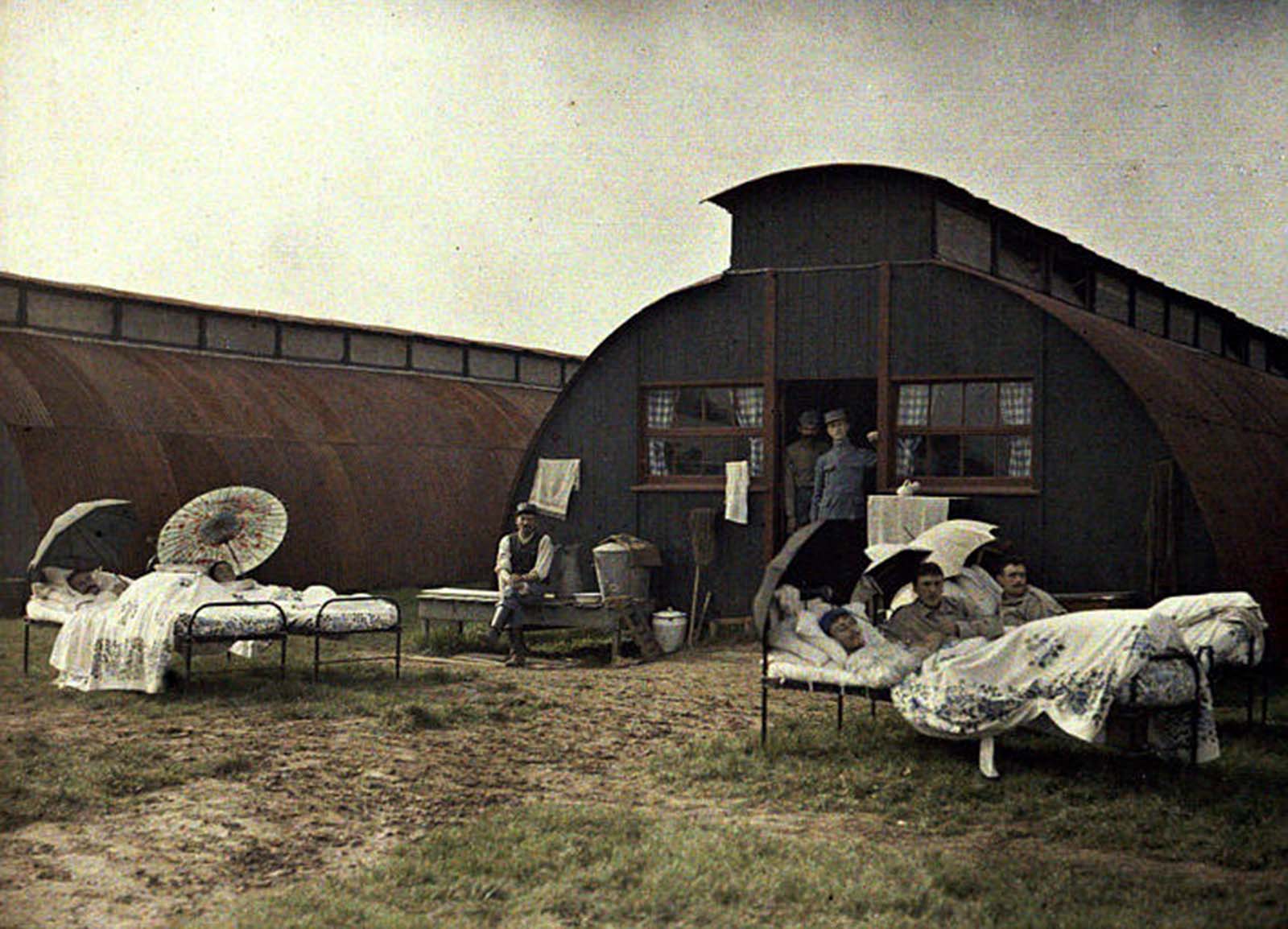 color photos french army great war