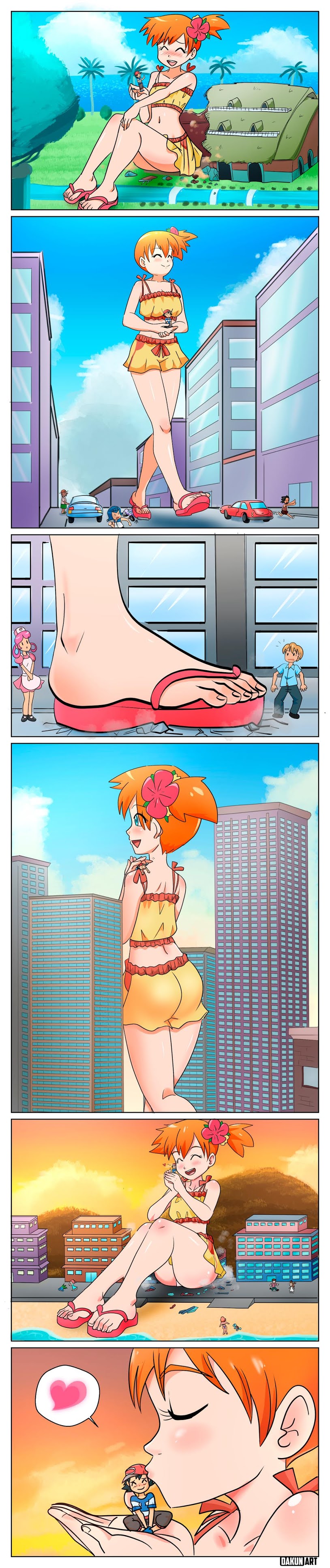 Revenge of the Giantess: Skyscraper Girls.