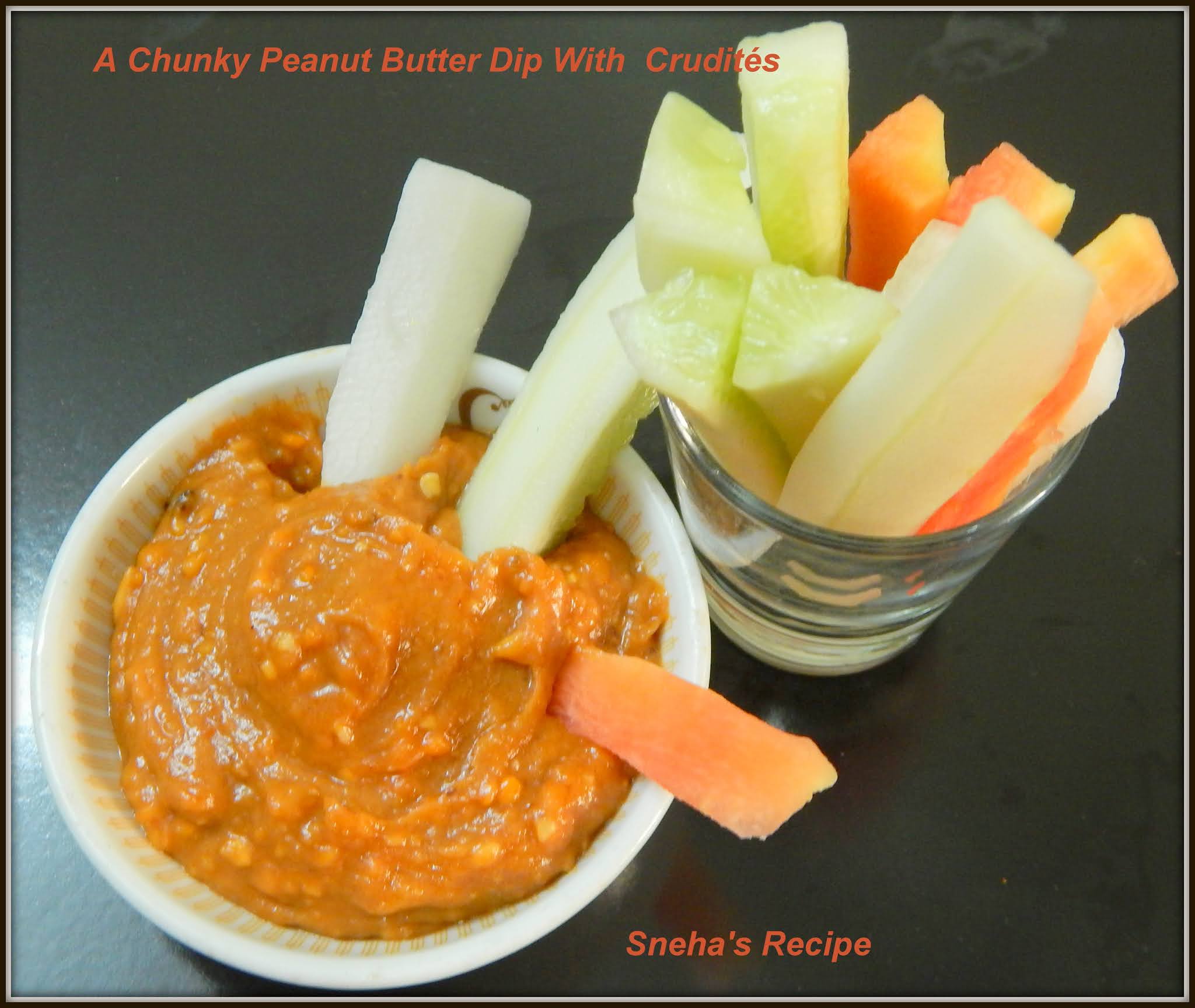 A Chunky Peanut Butter DipSundayFunday Sneha's Recipe