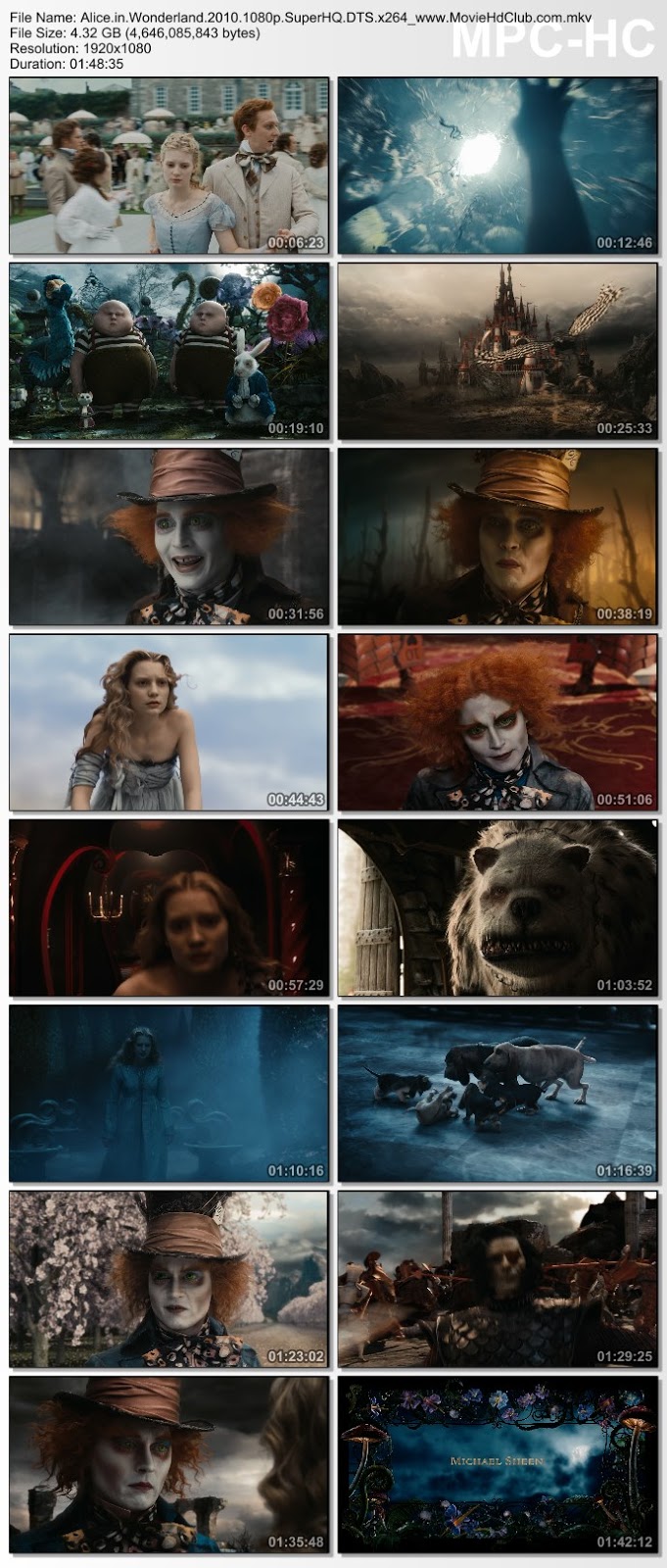 [Mini-HD] Alice in Wonderland (2010) - อลิซผจญแดนมหัศจรรย์ [1080p][เสียง:ไทย 5.1/Eng DTS][ซับ:ไทย/Eng][.MKV][4.33GB] AW_MovieHdClub_SS