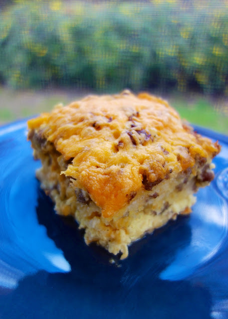 Sausage, Egg & Biscuit Breakfast Casserole | Plain Chicken®