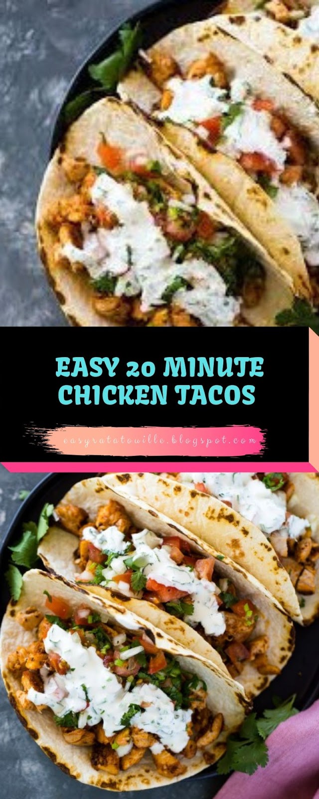 Easy 20 Minute Chicken Tacos