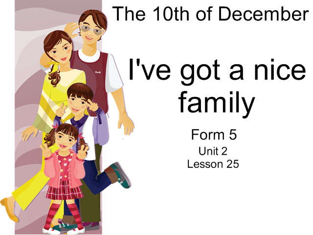 Nice Family. Nice Family поздравления. Nice Family show. One Page Lesson.