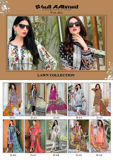 Gull A Ahmed Lawn collection vol 5 Pakistani Suits