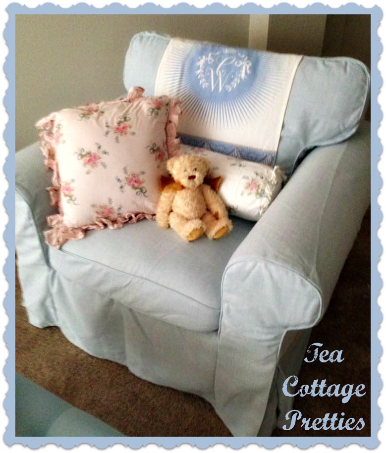 Tea Cottage Pretties More Decorating My New Ikea Slipcovers!!!