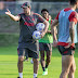 Antes de ser demitido, Rogério Ceni teve atrito com meia do Flamengo em treino