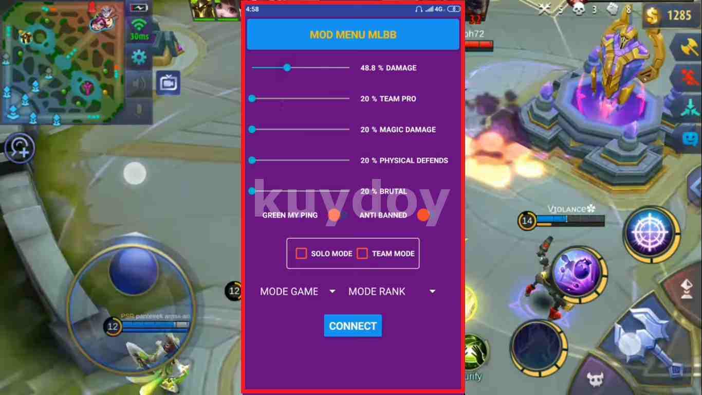Download APK MOD Menu VIP Mobile Legends Patch Terbaru