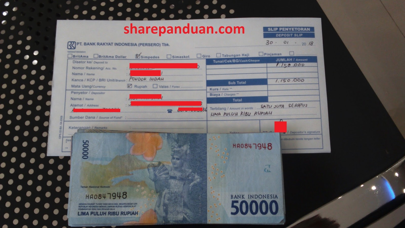 Setor Tunai Di Bank Bri Share Panduan