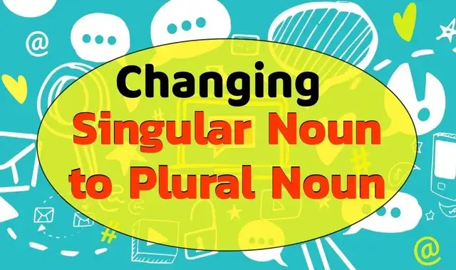 Converting singular vocabulary to plural