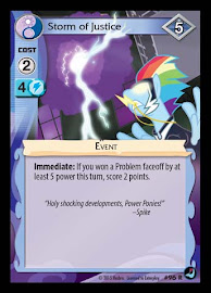 My Little Pony Storm of Justice High Magic CCG Card