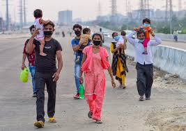 Migrant workers going to home during pandemic Migrant workers going to home during pandemic