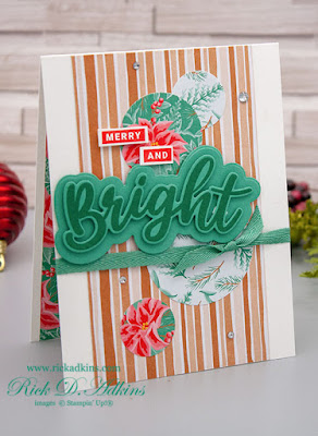 My 15 Days of Christmas promotion kicked off today with my Merry & Bright In Color Christmas Card!  Click here to learn more!