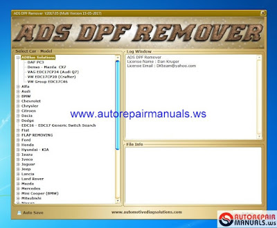 Professional dpf egr remover software 3.0 download Professional dpf egr remover software 3.0 download
