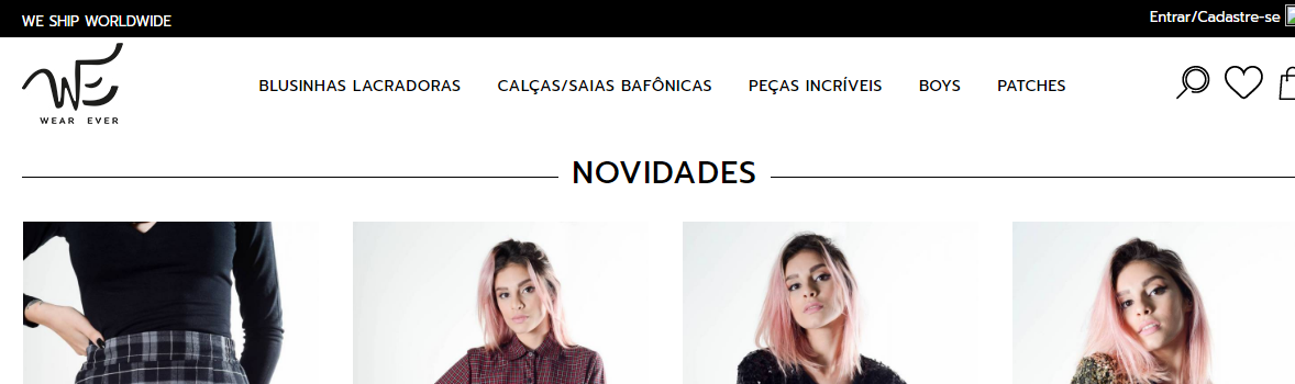 lojas de roupas alternativas online