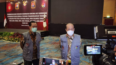 BNPT Perkuat Penanggulangan Terorisme dengan Penandatanganan Rencana Aksi Sinergitas Antar Kementerian/Lembaga Tahun 2021
