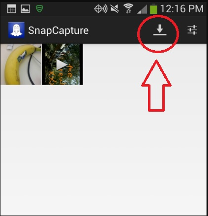 تطبيق SnapCapture  لتحميل الفيديو من سناب شات 