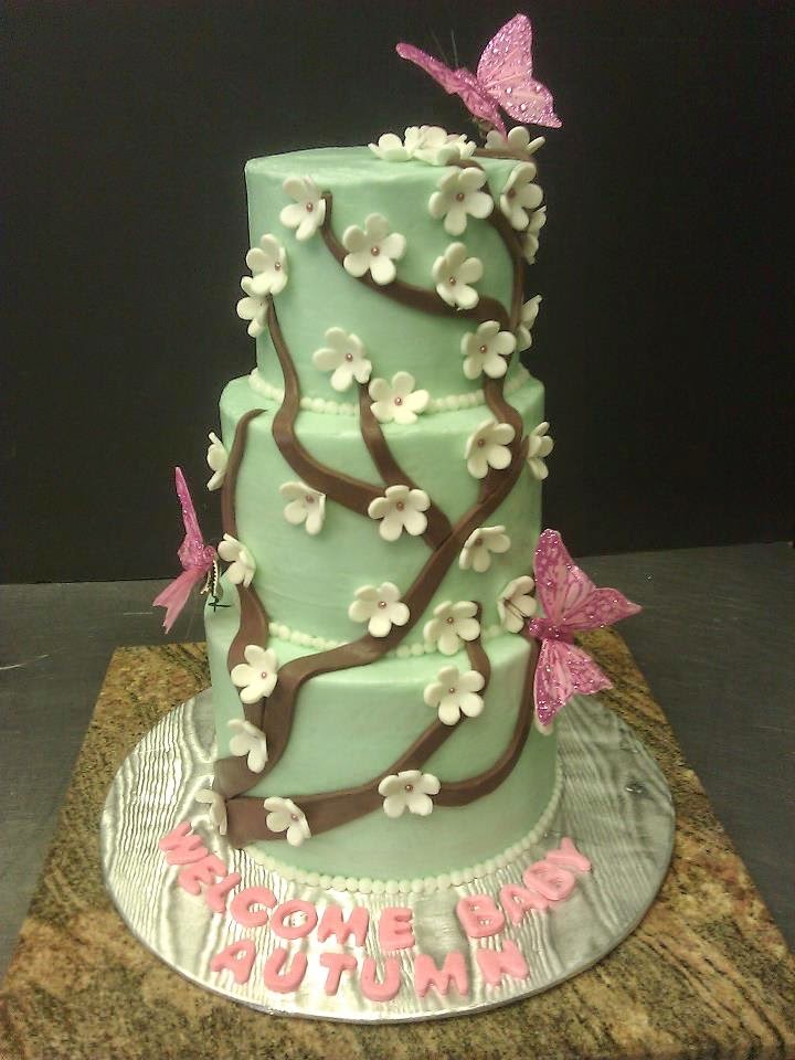 CC's Sweet Sensations Wedding and Party cakes and Chocolate Fountains: Cherry Blossom Baby ...