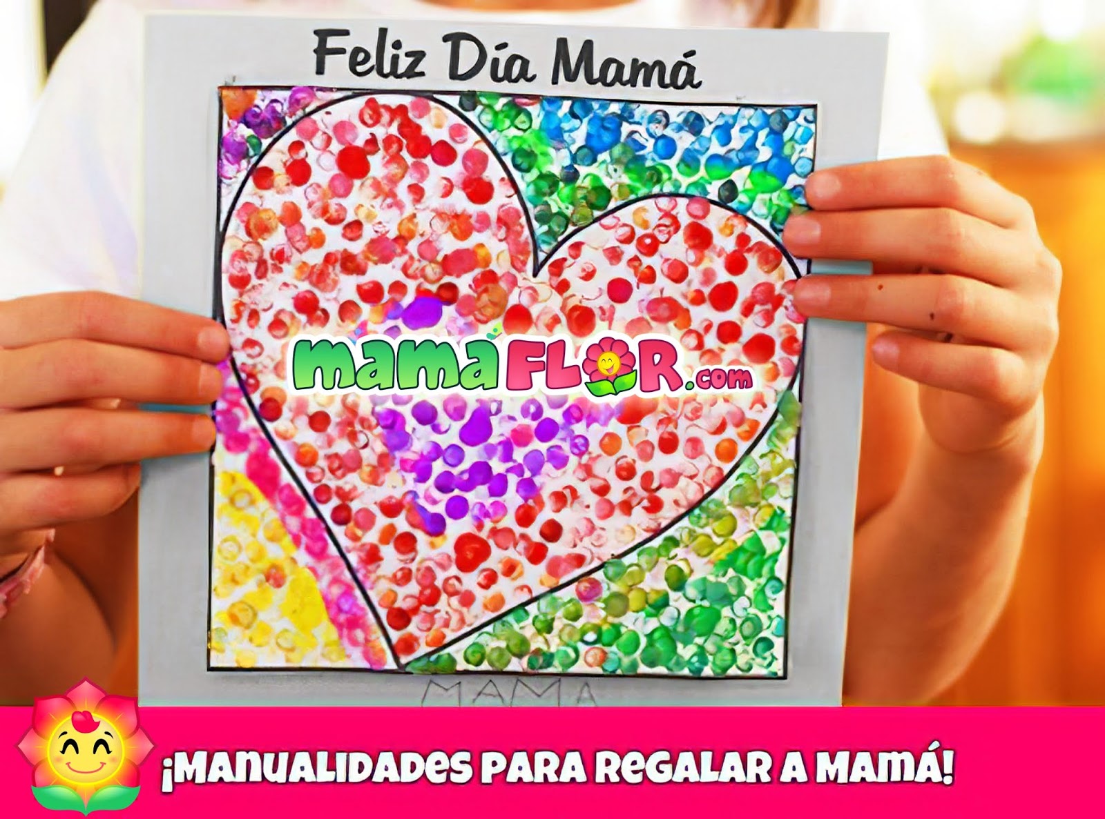 Muy enojado formar Excavación 100 Manualidades para el Día de la Madre, lindas y fáciles de Hacer -  Manualidades MamaFlor