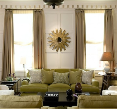 Várias decorações com Espelhos em Forma de Sol