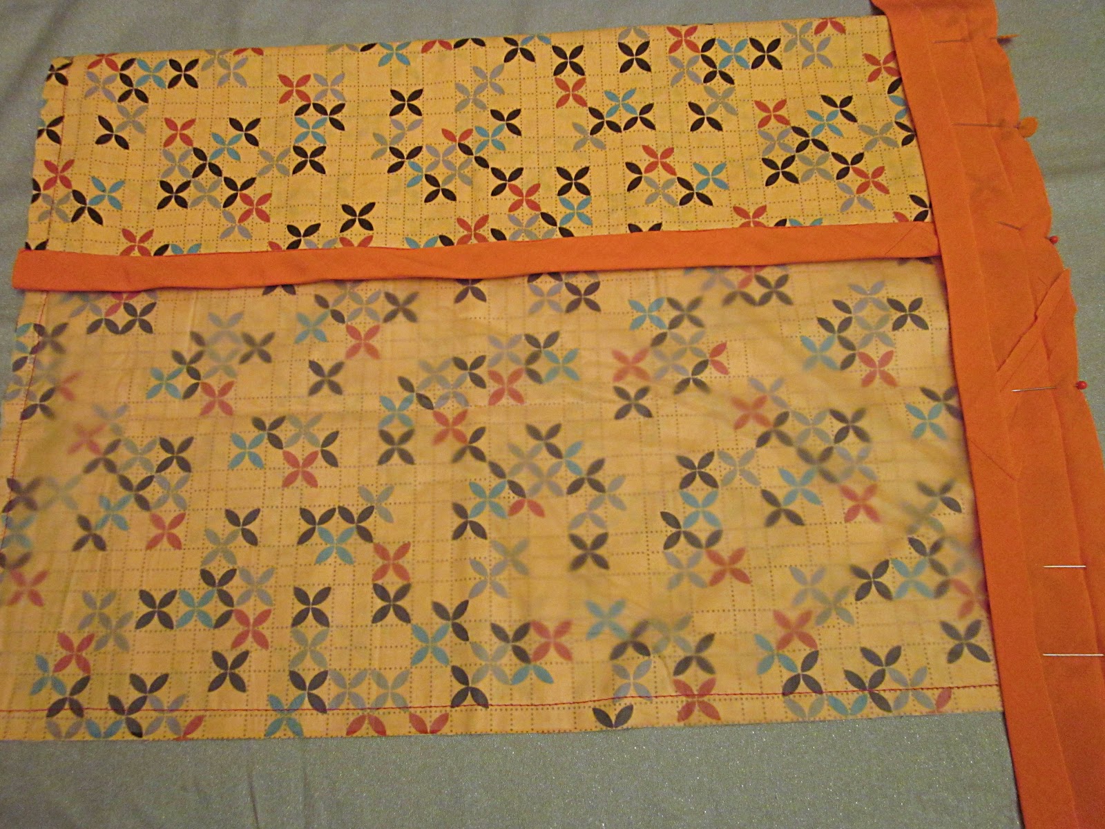 Brown - Ikat Fabric Multipurpose Segmented Make-up Brush Wrap Pouch/Case