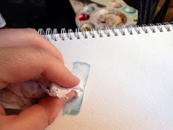 rust blood tutorial halloween paint shine mold watercolors dab