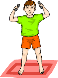 lifting weights clipart boy clip microsoft